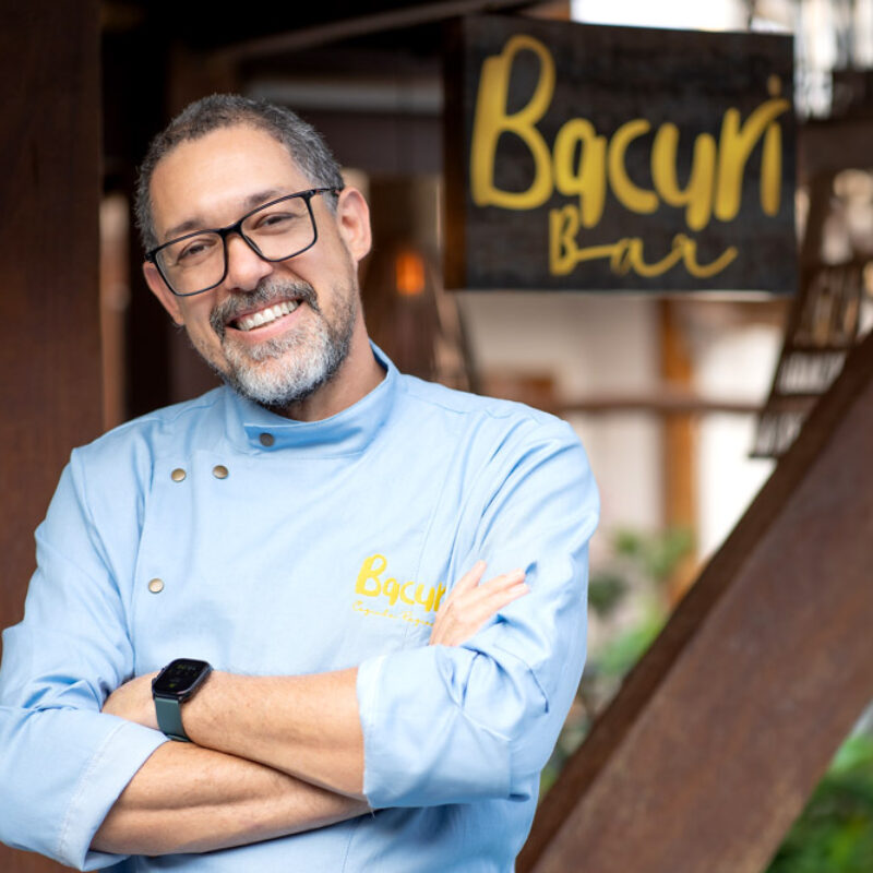 Chef Sylvio Trujillo, resposável pelo Bacuri Bar | Pousada Arte da Natureza | Bonito/MS