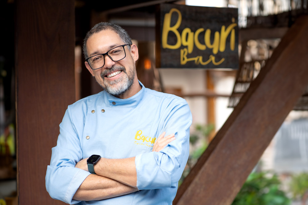 Chef Sylvio Trujillo, resposável pelo Bacuri Bar | Pousada Arte da Natureza | Bonito/MS